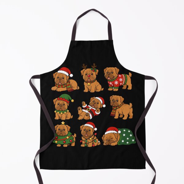 Item preview, Funny Dogue de Bordeaux Dog Christmas Holiday Xmas Mom Dad designed and sold by rafaeltto.