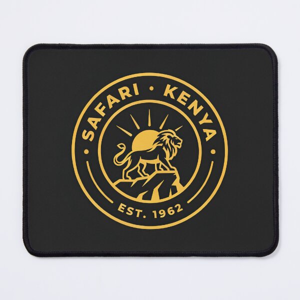 Item preview, Lion Safari Crest — Kenya Badge Logo designed and sold by Shutter-Dragon.