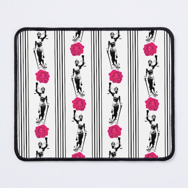 Item preview, Lady Justice & Rose Stripes on White designed and sold by Digitalmyth's Designs.