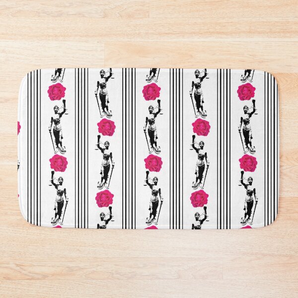 Item preview, Lady Justice & Rose Stripes on White designed and sold by Digitalmyth's Designs.