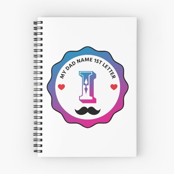 Item preview, My Dad Name First Letter - Personalized Name Initial Letter Typography | Custom First Alphabet Name Art | Monogram Initial Design designed and sold by 440CREATIVES.
