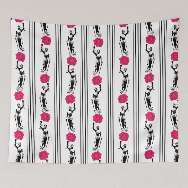 Item preview, Lady Justice & Rose Stripes on White designed and sold by Digitalmyth's Designs.