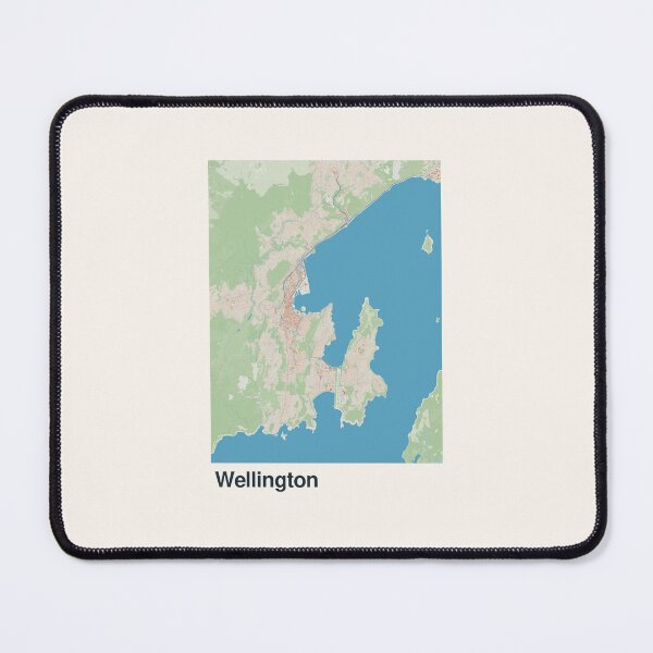 Item preview, Wellington Minimalistic Map Art designed and sold by MapsNerd.