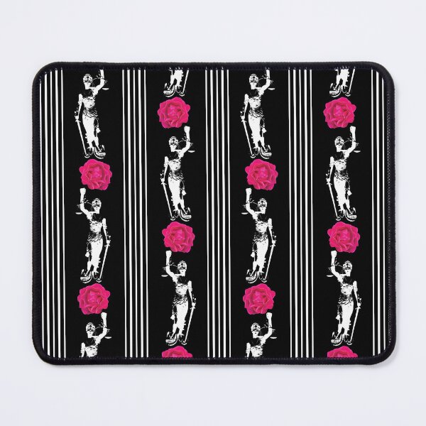 Item preview, Lady Justice & Rose Stripes on Black designed and sold by Digitalmyth's Designs.