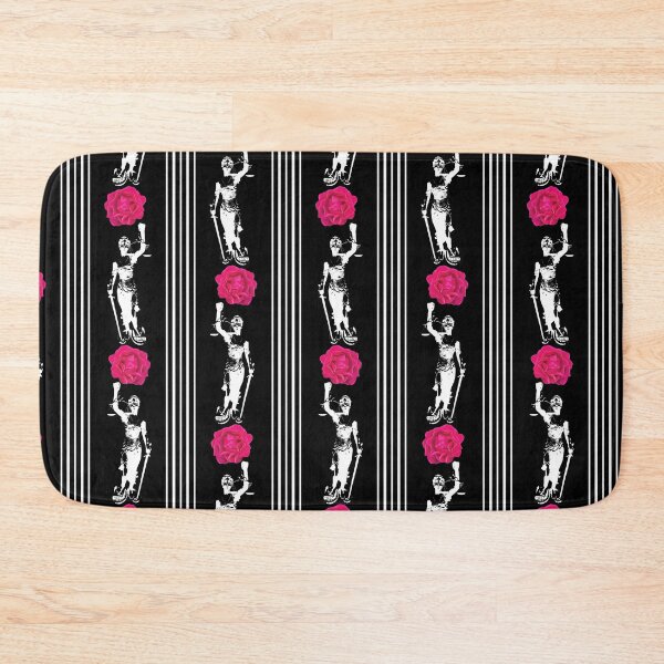 Item preview, Lady Justice & Rose Stripes on Black designed and sold by Digitalmyth's Designs.