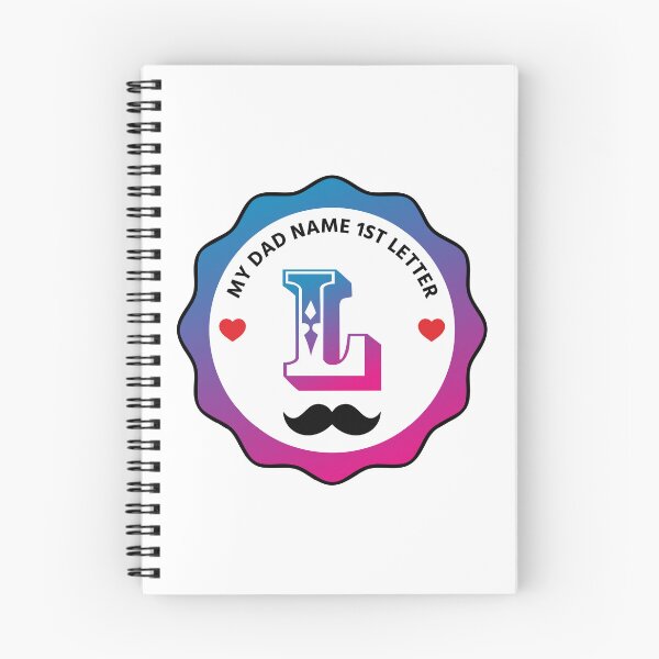 Item preview, My Dad Name First Letter - Personalized Name Initial Letter Typography | Custom First Alphabet Name Art | Monogram Initial Design designed and sold by 440CREATIVES.