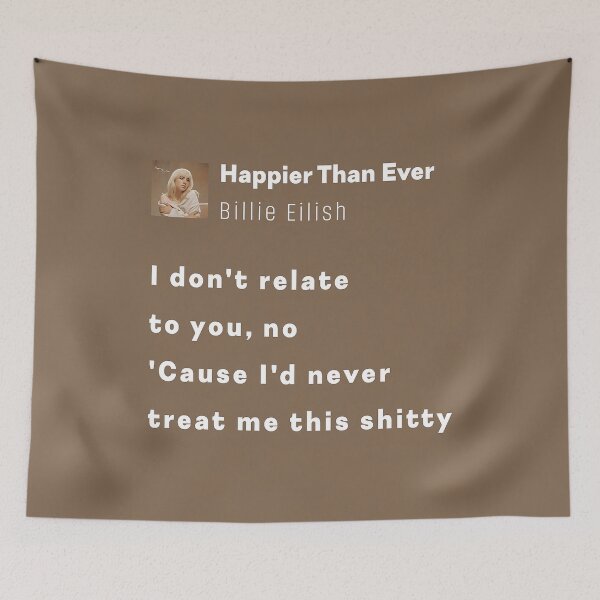 Item preview, HAPPIER THAN EVER 2 designed and sold by elizabethzzlei.