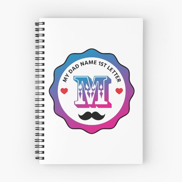 Item preview, My Dad Name First Letter - Personalized Name Initial Letter Typography | Custom First Alphabet Name Art | Monogram Initial Design designed and sold by 440CREATIVES.