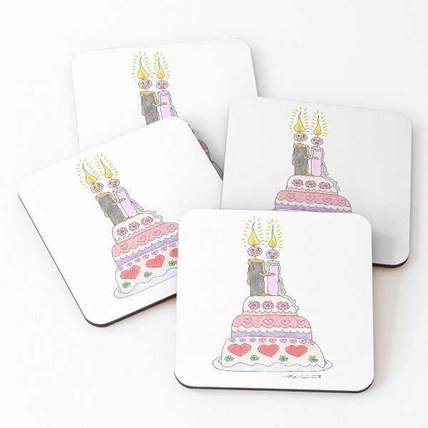 Item preview, Wedding Candles - Hochzeitskerzen - Wedding Cake designed and sold by Anke‘s Bazaar.