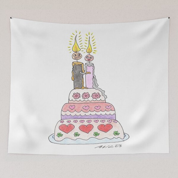 Item preview, Wedding Candles - Hochzeitskerzen - Wedding Cake designed and sold by Anke‘s Bazaar.