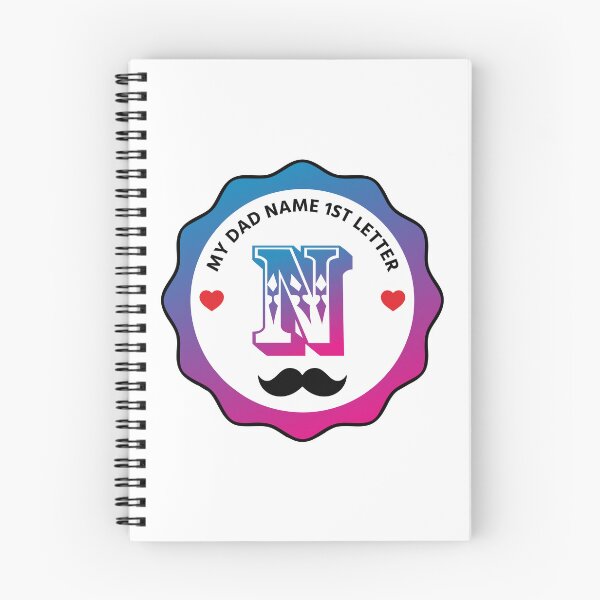 Item preview, My Dad Name First Letter - Personalized Name Initial Letter Typography | Custom First Alphabet Name Art | Monogram Initial Design designed and sold by 440CREATIVES.