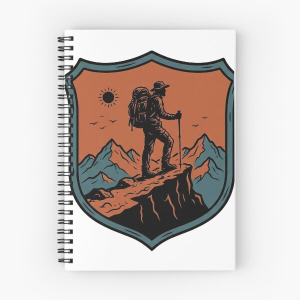 Item preview, Backpacker On The Ridge Crest designed and sold by eduardoroa22.