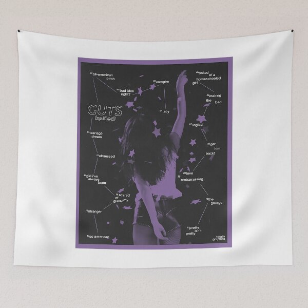 Item preview, O l i v i a R o d r i g o Guts Spilled Purple Aesthetic Poster designed and sold by Veleriart.
