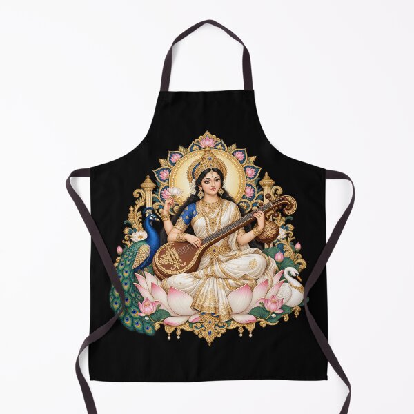 Item preview, Saraswati with the veena and peacock designed and sold by lAnJefurtifeu.