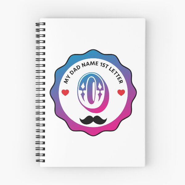 Item preview, My Dad Name First Letter - Personalized Name Initial Letter Typography | Custom First Alphabet Name Art | Monogram Initial Design designed and sold by 440CREATIVES.