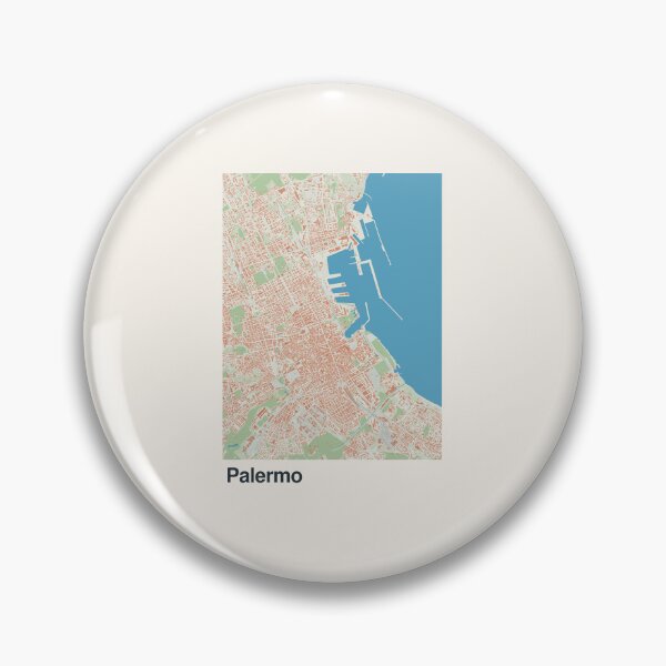 Item preview, Palermo Minimalistic Map Art designed and sold by MapsNerd.