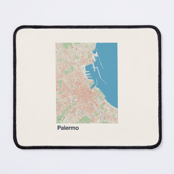 Item preview, Palermo Minimalistic Map Art designed and sold by MapsNerd.