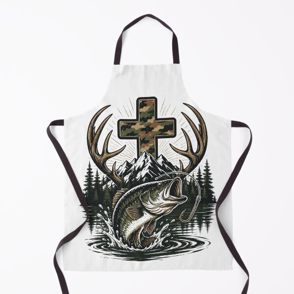 Item preview, Jesus Christian Hunting Fishing Faith Outdoor designed and sold by roni-harbor.