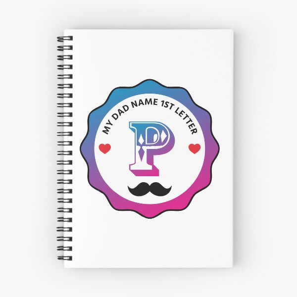 Item preview, My Dad Name First Letter - Personalized Name Initial Letter Typography | Custom First Alphabet Name Art | Monogram Initial Design designed and sold by 440CREATIVES.