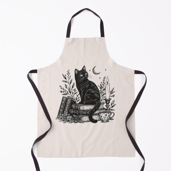 Item preview, Black Cat And Books designed and sold by VibeInkDesign.