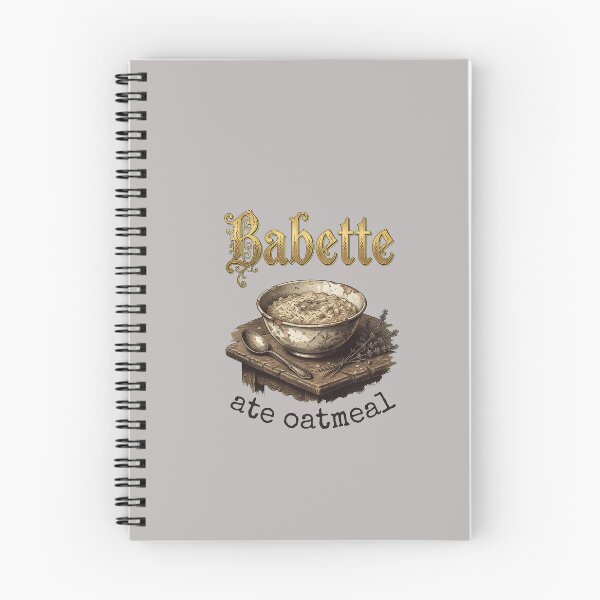 Item preview, Babette Ate Oatmeal Simple Text Graphic-41 designed and sold by ErnstBeckm.
