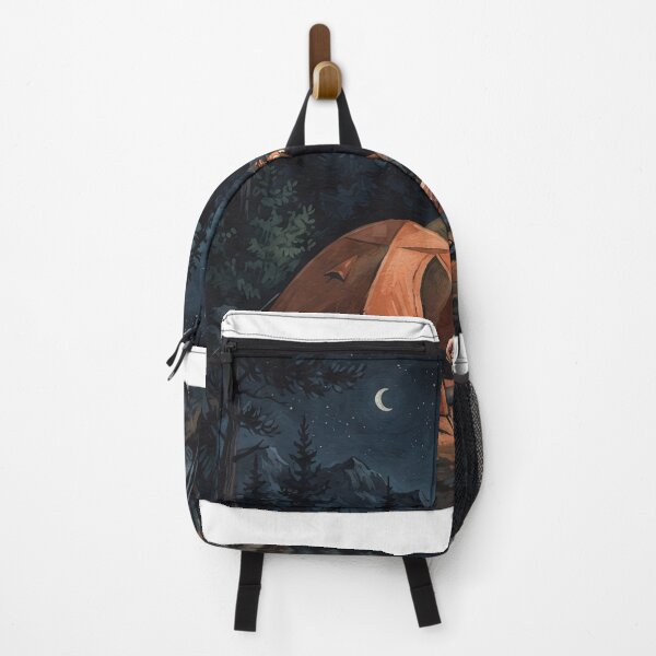 Item preview, Backpacker By The Tent At Night designed and sold by eduardoroa22.