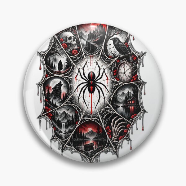 Item preview, Gothic Spiderweb – Dark Macabre Art designed and sold by TOMSZE.