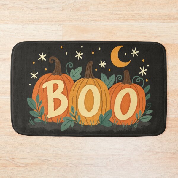 Item preview, Cute BOO pumpkins in Pumpkin Patch designed and sold by OHBOY! Handmade.