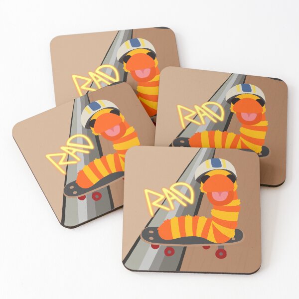 Item preview, Rad Skater Boi Striped Orange Worm (Full) designed and sold by ClumsyPillbug.