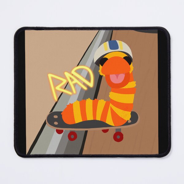 Item preview, Rad Skater Boi Striped Orange Worm (Full) designed and sold by ClumsyPillbug.