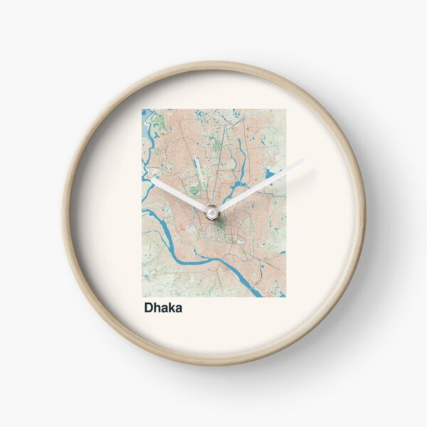 Item preview, Dhaka Minimalistic Map Art designed and sold by MapsNerd.
