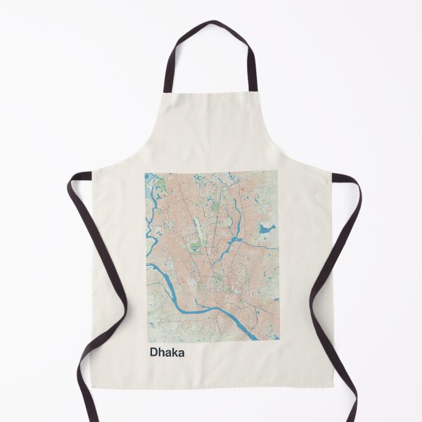 Item preview, Dhaka Minimalistic Map Art designed and sold by MapsNerd.