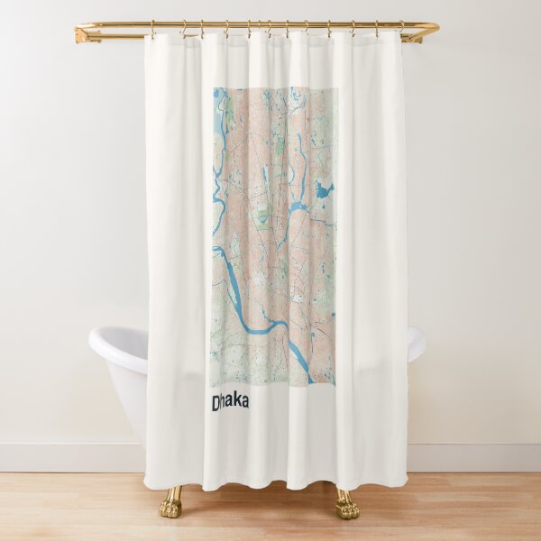 Item preview, Dhaka Minimalistic Map Art designed and sold by MapsNerd.
