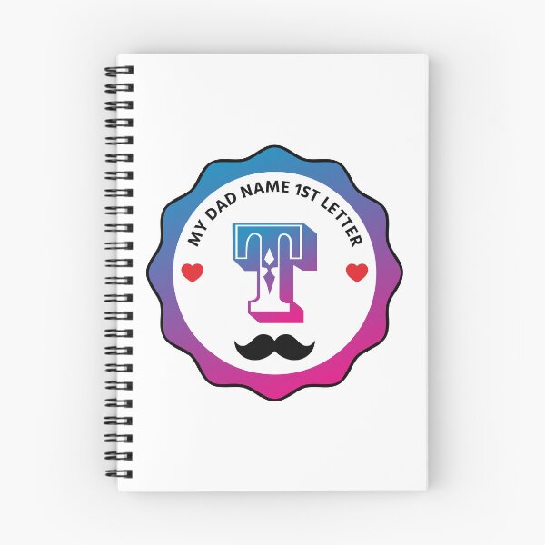 Item preview, My Dad Name First Letter - Personalized Name Initial Letter Typography | Custom First Alphabet Name Art | Monogram Initial Design designed and sold by 440CREATIVES.