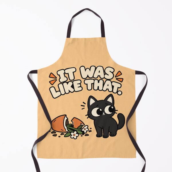 Item preview, It Was Like That Funny Black Cat designed and sold by MewMade.