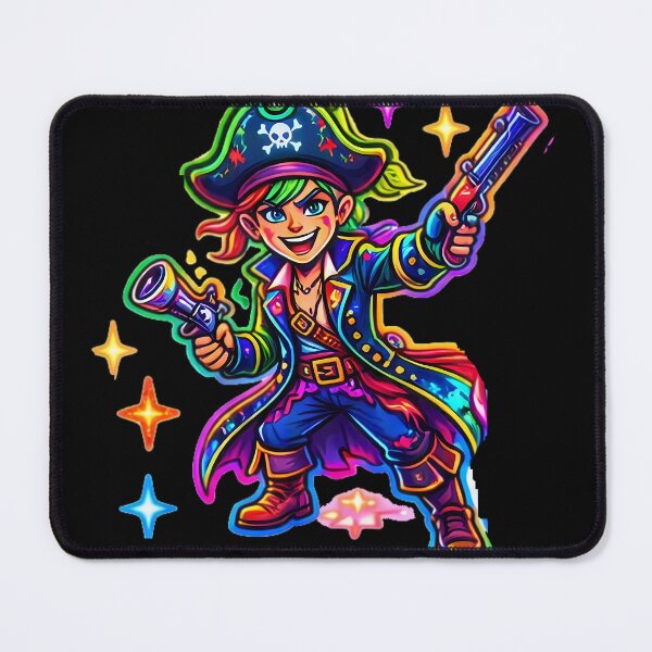 Item preview, Cool Cartoon Badass Pirate Girl designed and sold by Freestyle Prints.