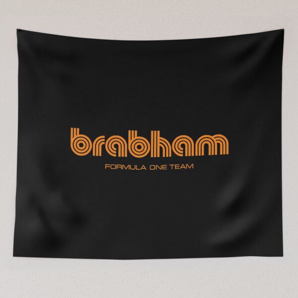 Item preview, Brabham Formula One 1972 Team - Hexagon Orange Print designed and sold by dansieminniej.