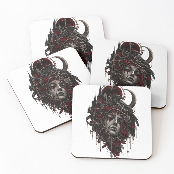 Item preview, The Raven And The Crimson Veil designed and sold by anitant.