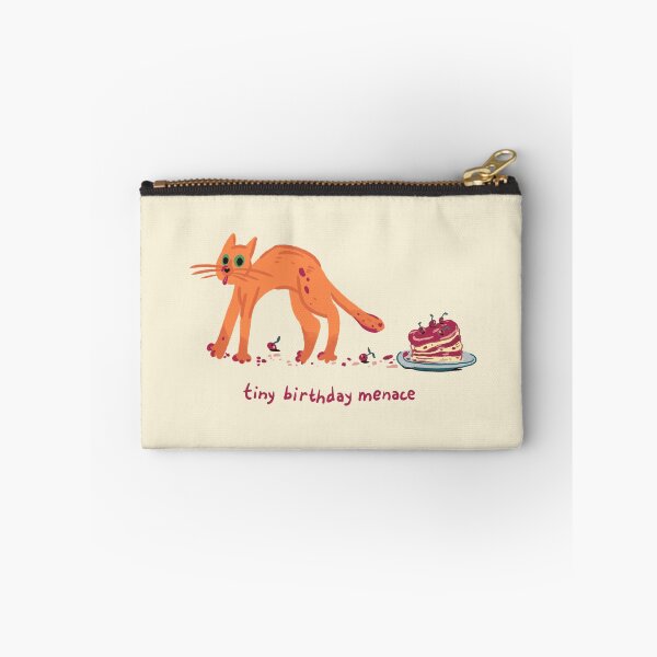 Item preview, Birthday Menace Orange Cat  designed and sold by DanuskaArt.