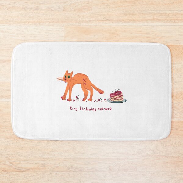 Item preview, Birthday Menace Orange Cat  designed and sold by DanuskaArt.