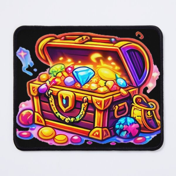 Item preview, Magic Pirate Treasure Chest Sticker designed and sold by Freestyle Prints.