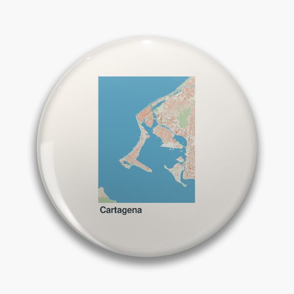 Item preview, Cartagena Minimalistic Map Art designed and sold by MapsNerd.