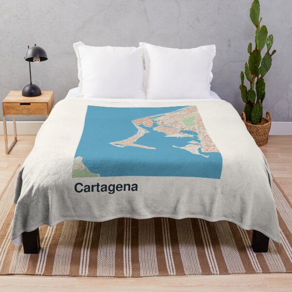 Item preview, Cartagena Minimalistic Map Art designed and sold by MapsNerd.