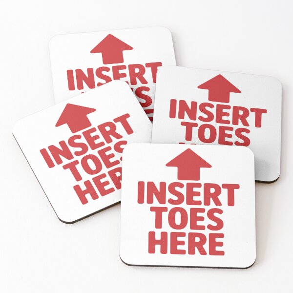 Item preview, Insert Toes Here Funny Arrow designed and sold by RDGNR.