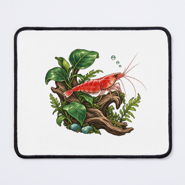 Item preview, Freshwater Aquarist Gift – Cherry Shrimp Botanical Garden designed and sold by UrbanCanvvas.