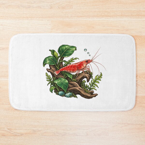 Item preview, Freshwater Aquarist Gift – Cherry Shrimp Botanical Garden designed and sold by UrbanCanvvas.