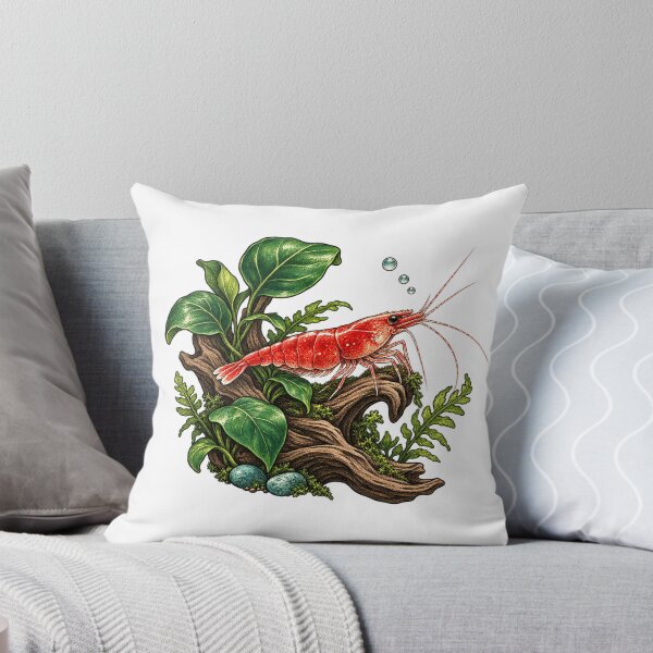 Item preview, Freshwater Aquarist Gift – Cherry Shrimp Botanical Garden designed and sold by UrbanCanvvas.