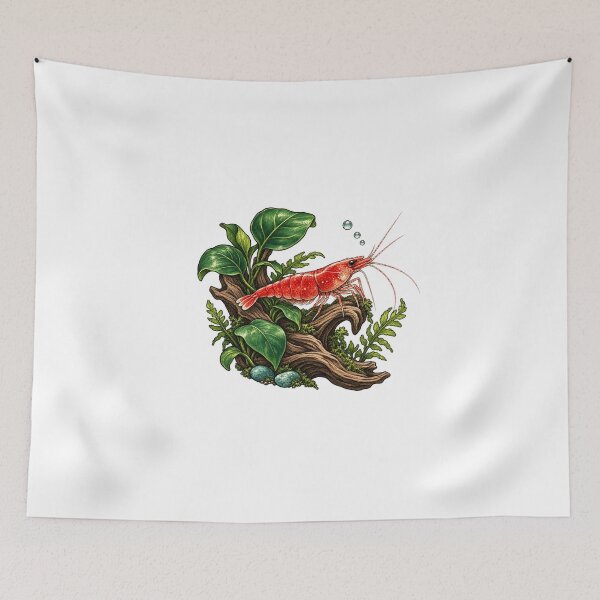 Item preview, Regalo para acuaristas de agua dulce: Jardín Botánico de Camarones Cereza designed and sold by UrbanCanvvas.