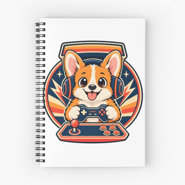 Item preview, Corgi Gamer Player 1 – Retro Gaming designed and sold by OLIVER-AGOUR.