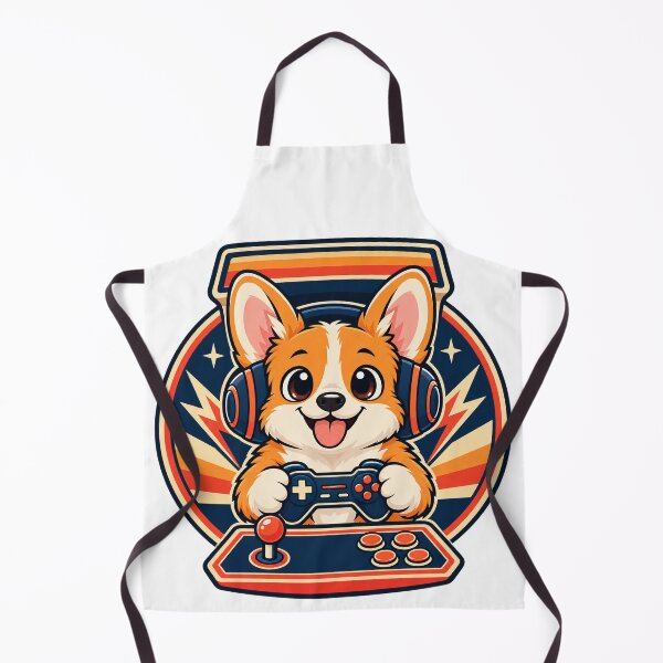 Item preview, Corgi Gamer Player 1 – Retro Gaming designed and sold by OLIVER-AGOUR.